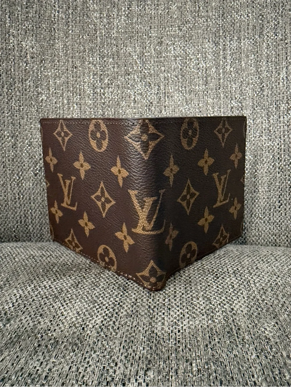 Louis Vuitton Brown Monogram Canvas Card Holder Wallet